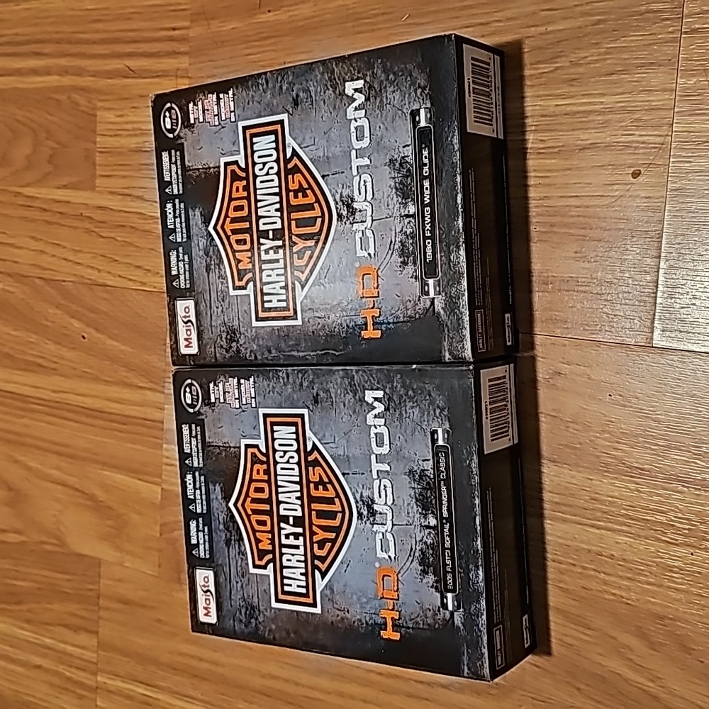 NIB, HARLEY DAVIDSON, MODEL KITS, 2 different bikes